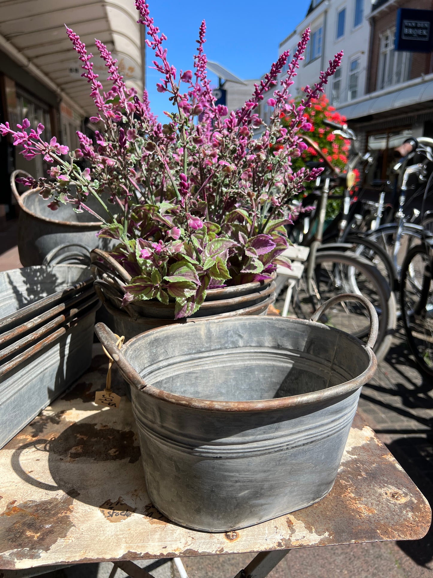 ZINKEN | BAK | MET | HANDVATTEN | OVAAL