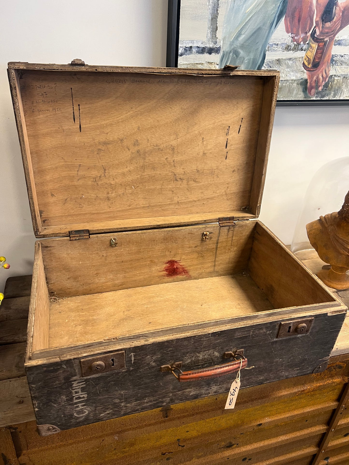 OUDE | HOUTEN | KIST | BROCANTE