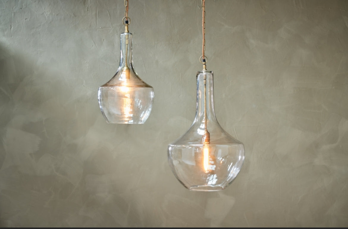 NKUKU | PLAFOND | LAMP | GLAS | MESSING