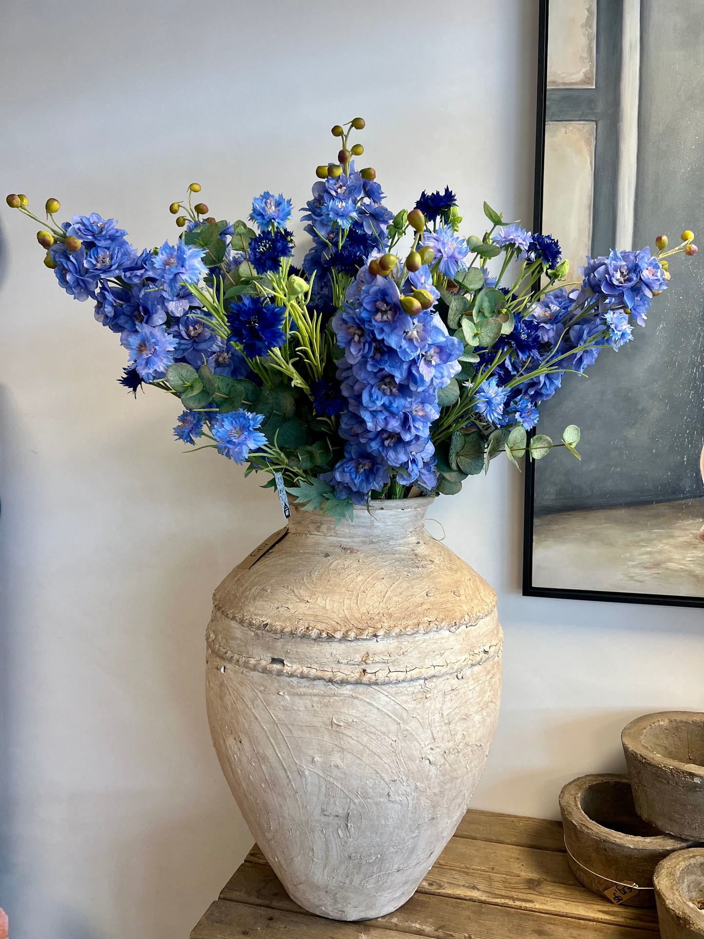 KUNST | DELPHINIUM | LAVENDEL | BLAUW |RIDDERSPOOR