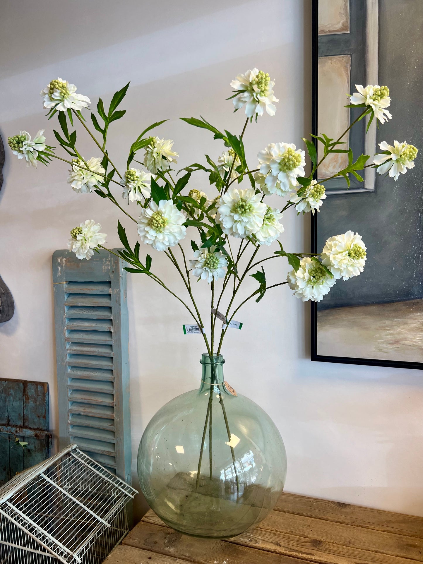 ZIJDEN | SCABIOSA | WIT