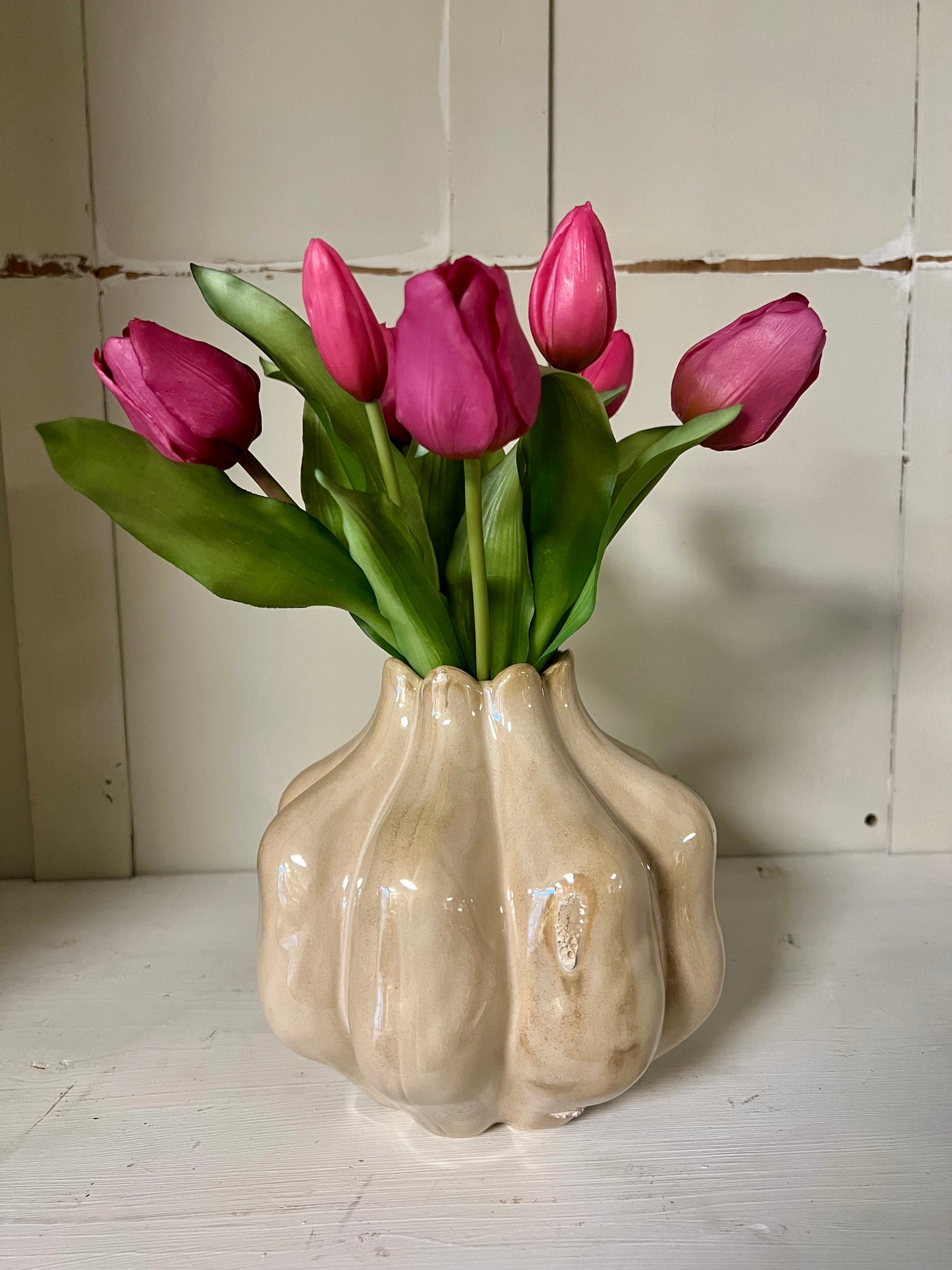 TULPEN | PAARS | ROZE | SILICONE | REAL | TOUCH