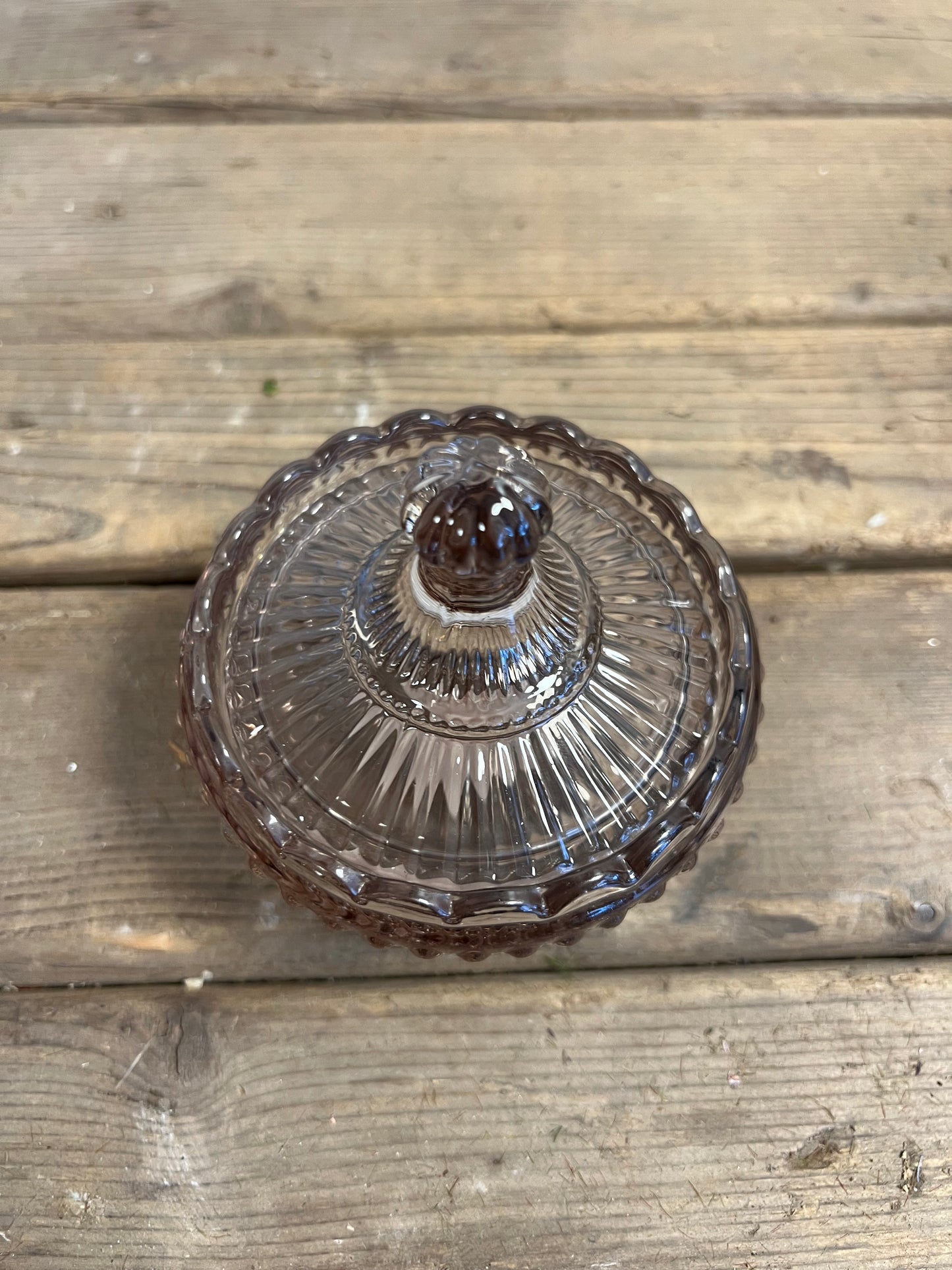 GLAZEN | POTJE | GLAS | BRUIN