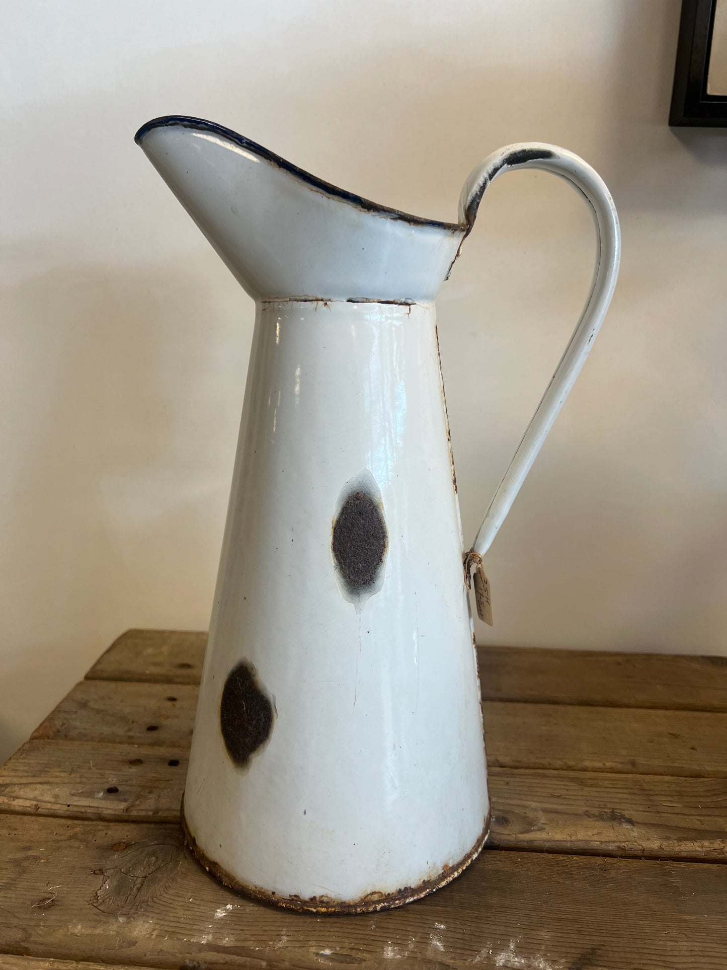 FRANSE | GEËMAILLEERDE | WATERKAN | LAMPETKAN | BROCANTE