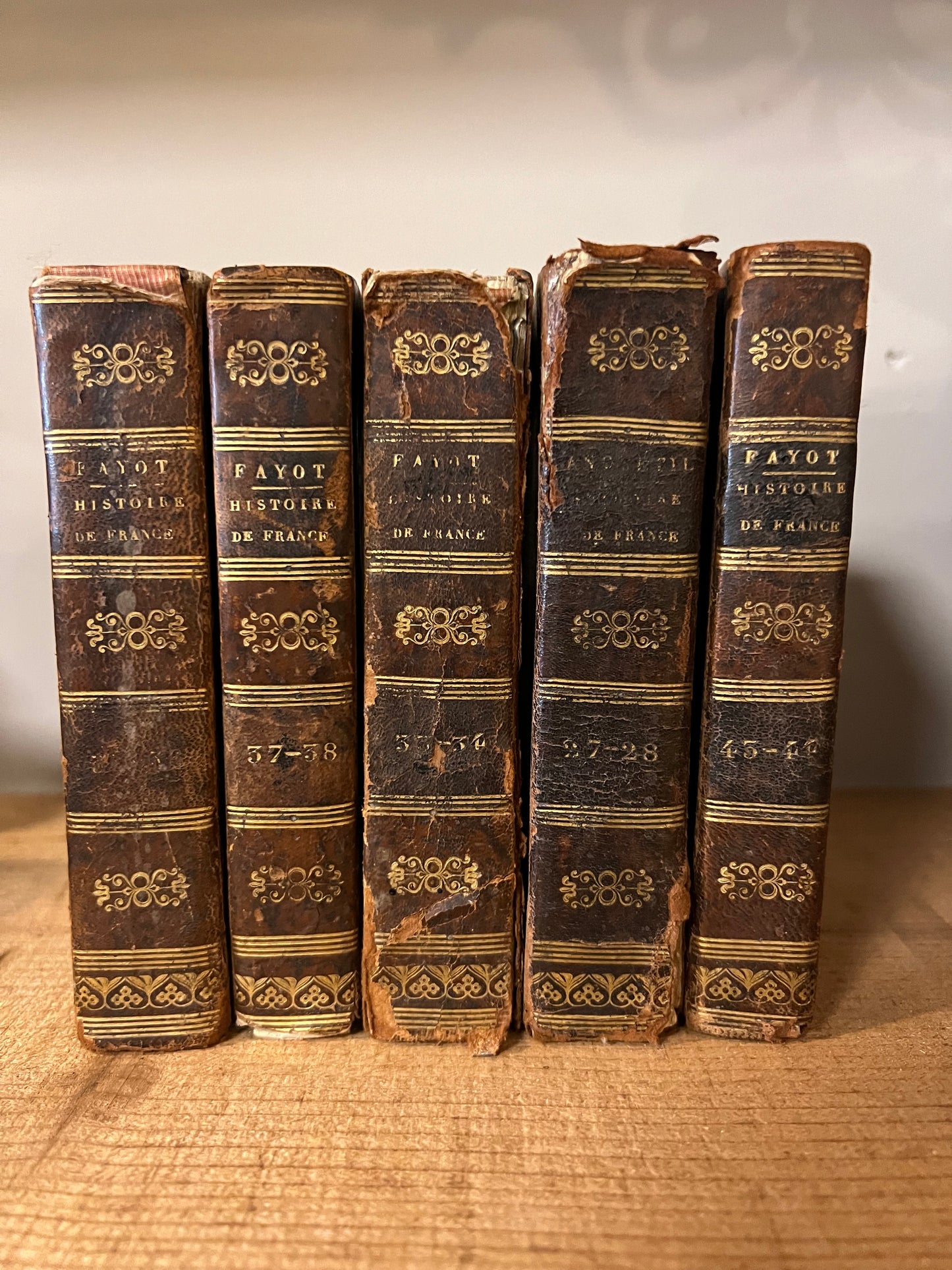 ANTIEKE | BOEKEN | HISTOIRE DE FRANCE | SET | VAN 5