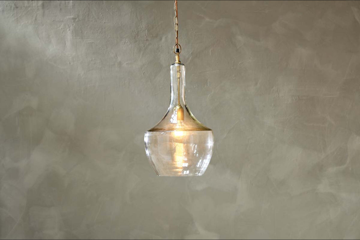 NKUKU | PLAFOND | LAMP | GLAS | MESSING
