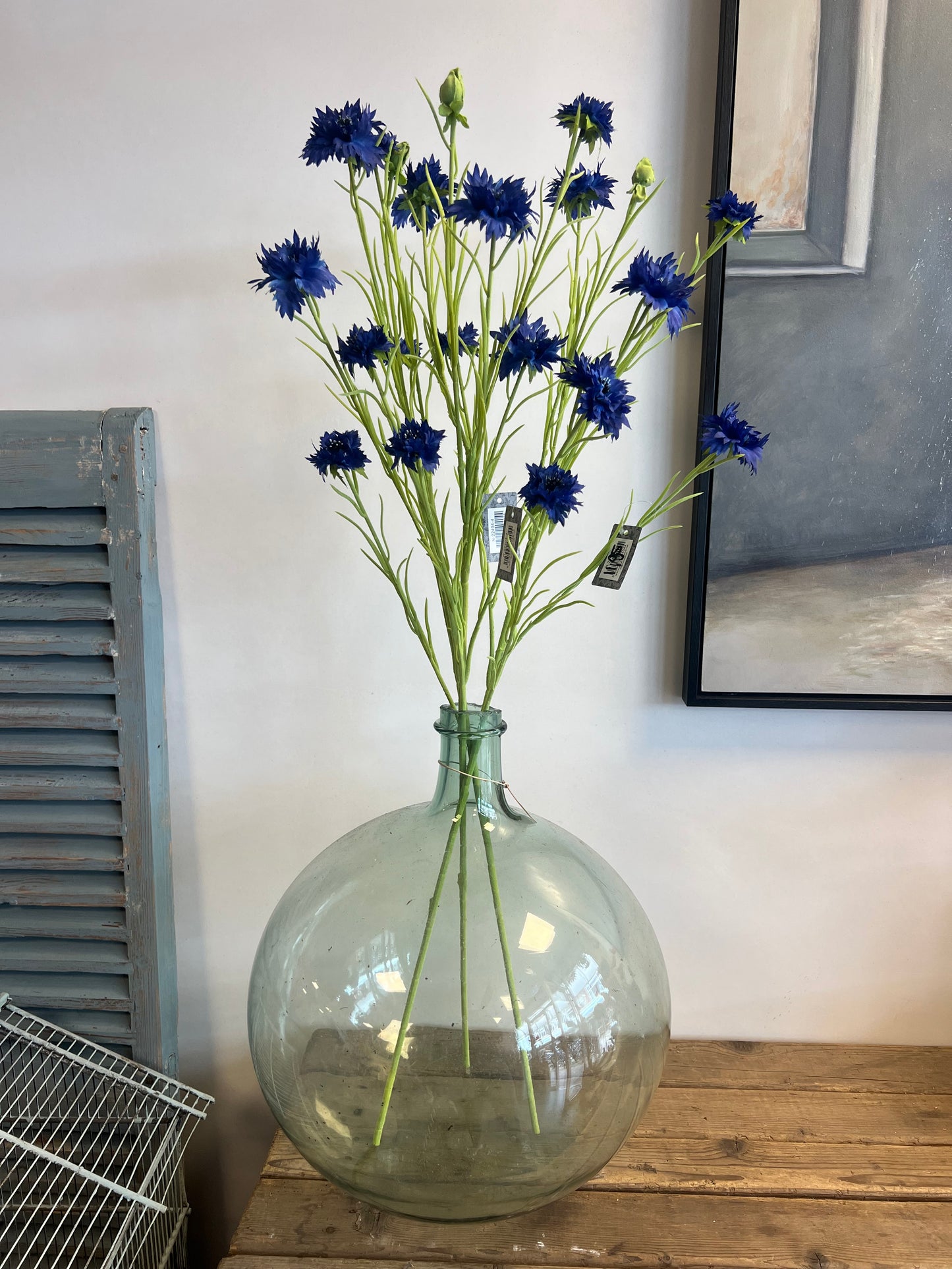 ZIJDEN | DONKER | BLAUWE | KORENBLOEMEN