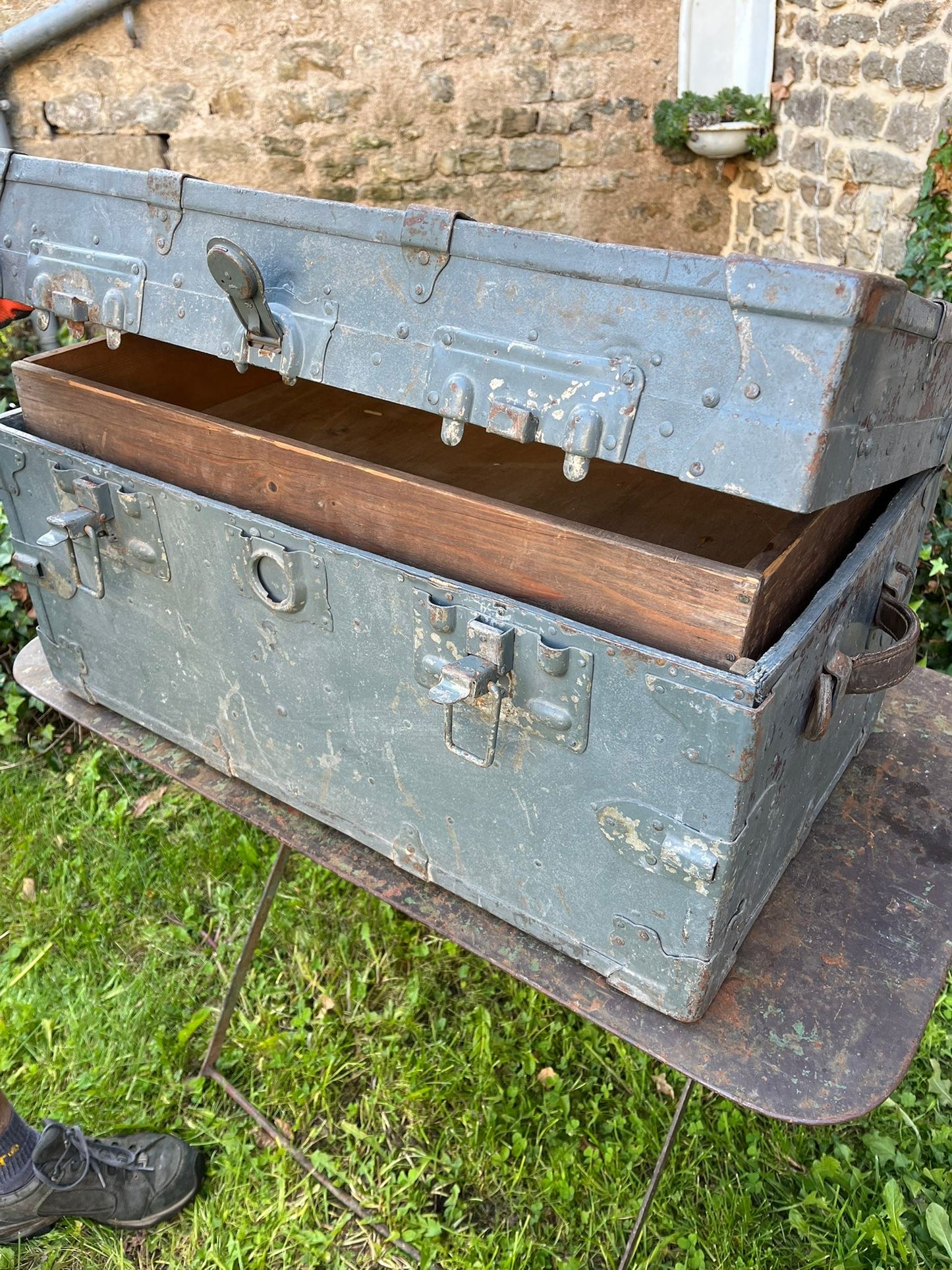 OUDE | HOUTEN | KIST | BROCANTE