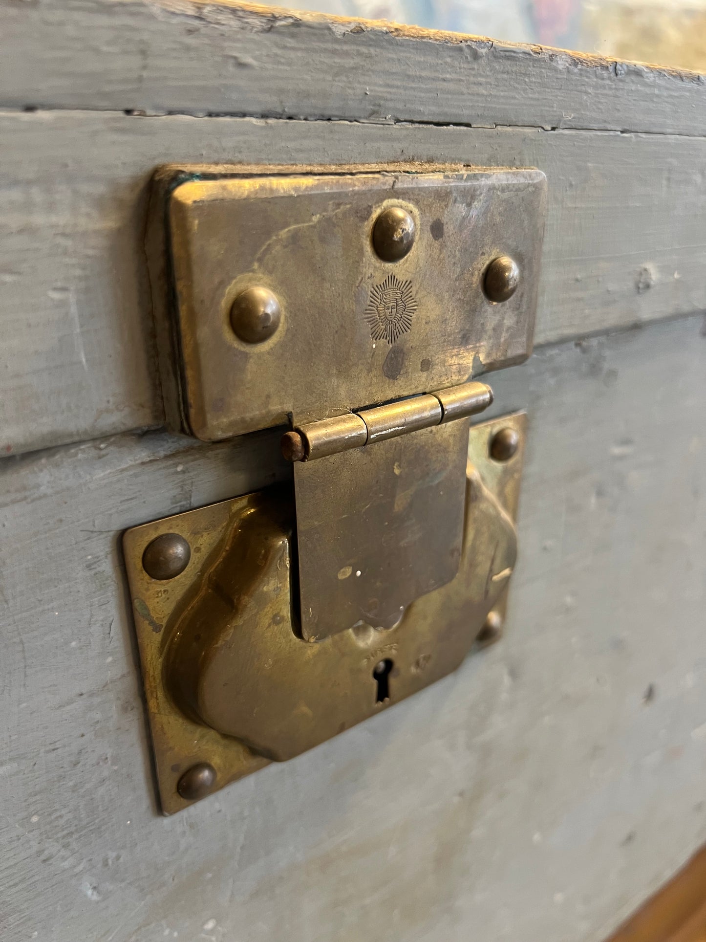 OUDE | HOUTEN | DEKEN | KIST
