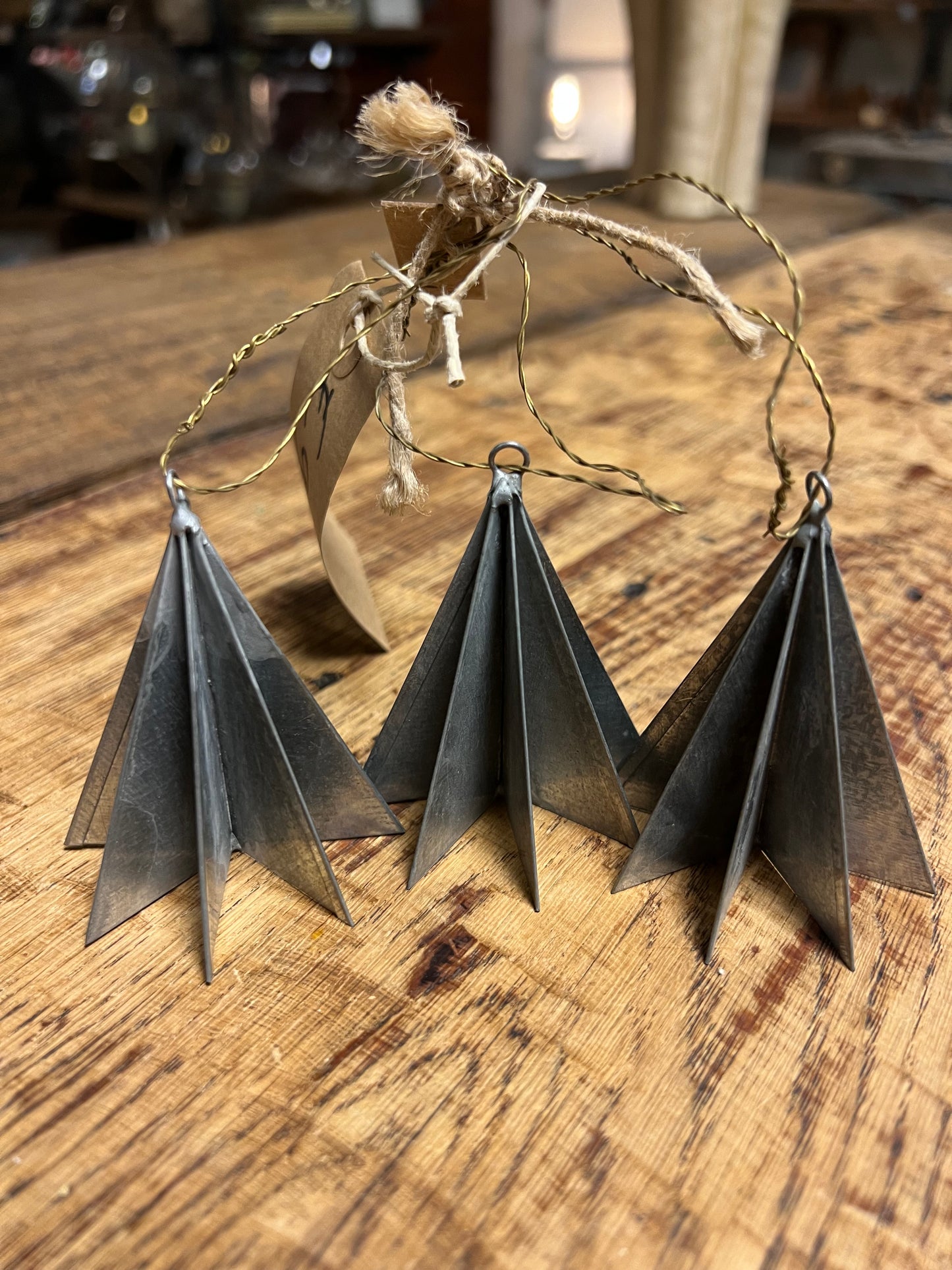 NKUKU | ZINK | ORNAMENT | SET | 2 | MATEN