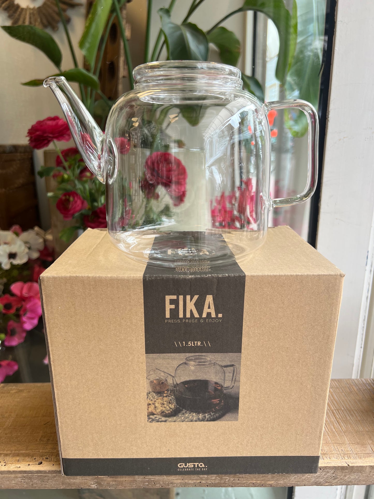 THEEPOT | GLAS | GUSTA | FIKA | 1,5 | LITER