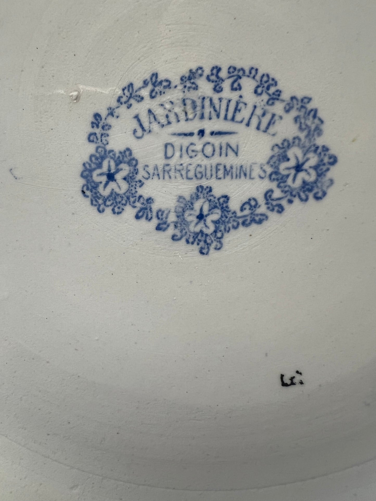 SCHAAL | BLAUW | WIT | BROCANTE