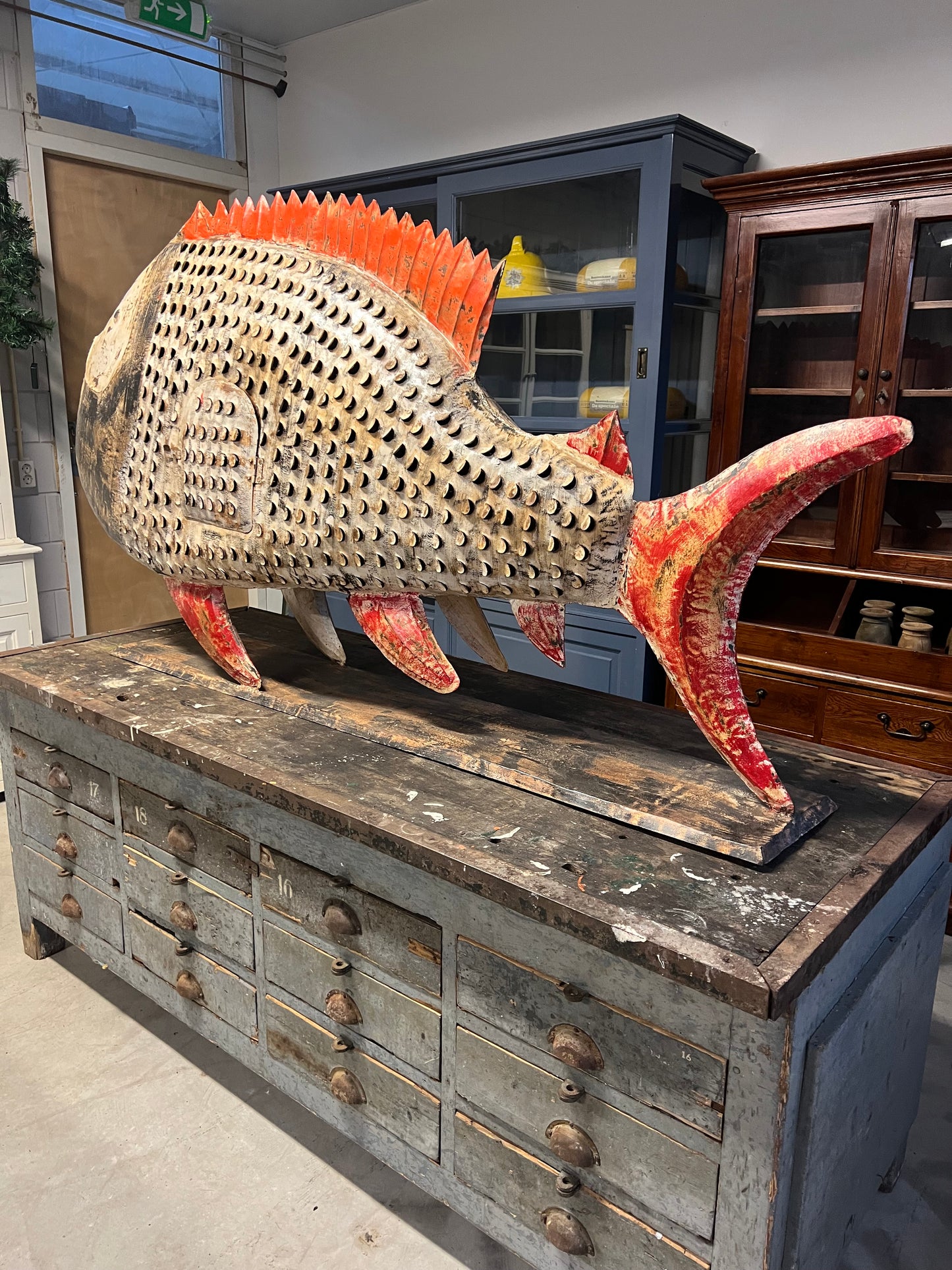 OUDE | HOUTEN | WERKBANK