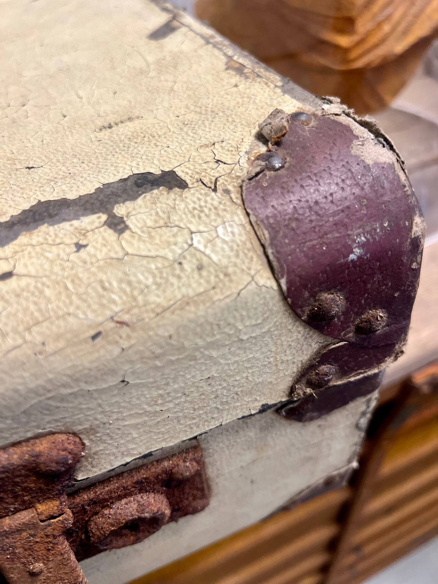 OUDE | KOFFER | BEIGE | CRÈME | BROCANTE