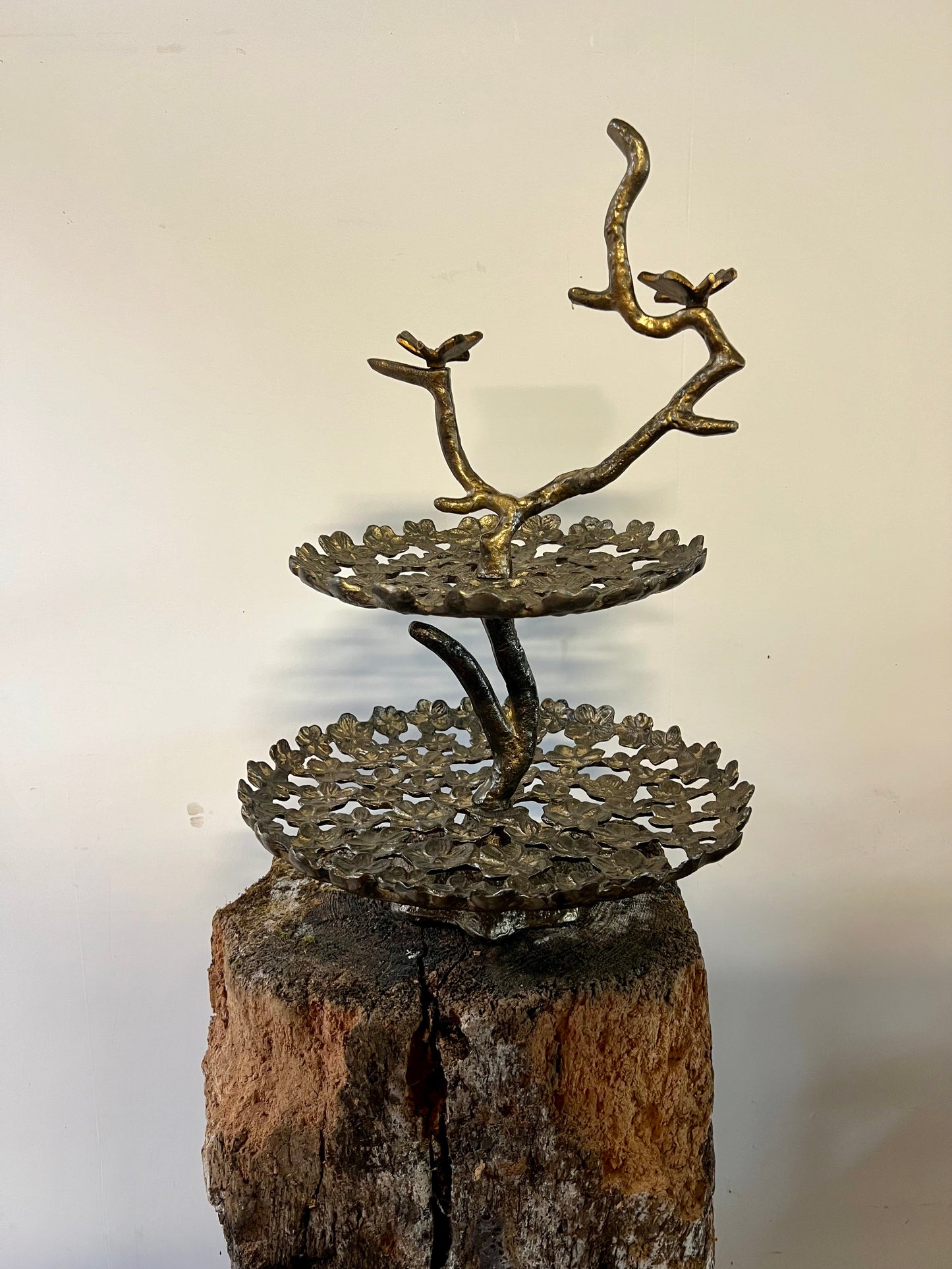 ETAGÈRE | GOUD | MET | VLINDERS | GROOT