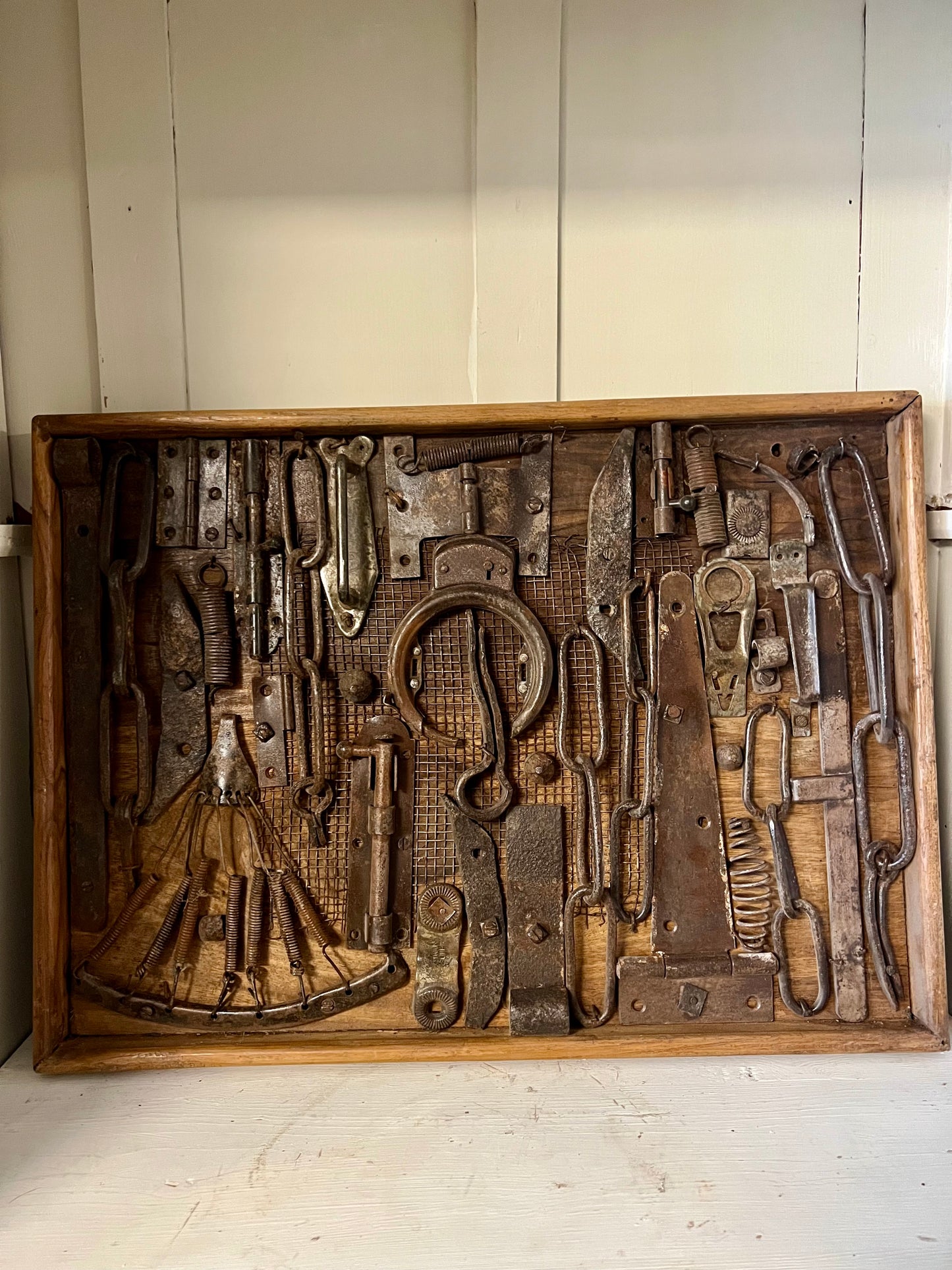 SCHILDERIJ | HOUT | IJZER