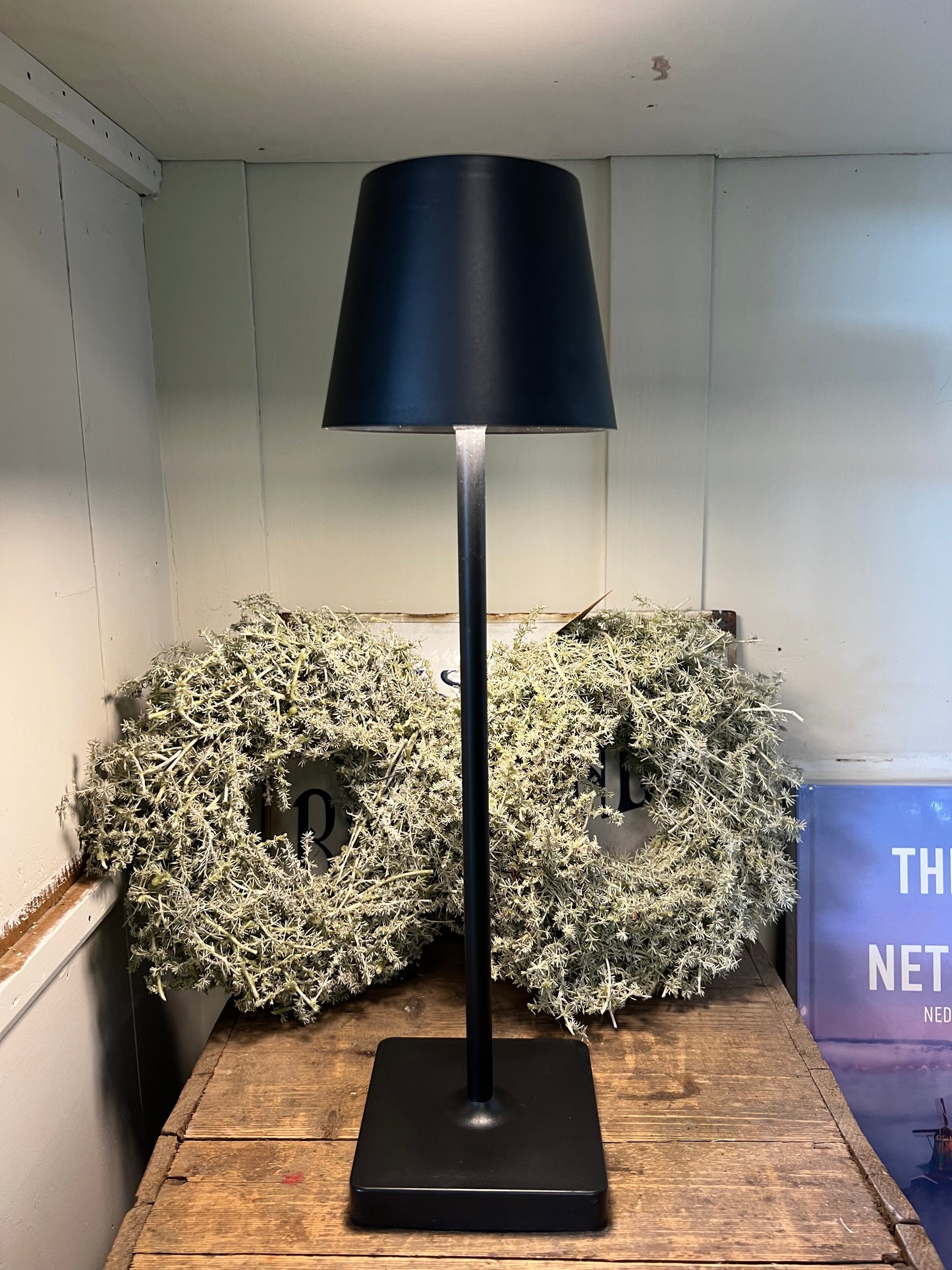 TAFELLAMP | TOUCH | USB | OPLAADBAAR | LED | ZWART | 38 | CM