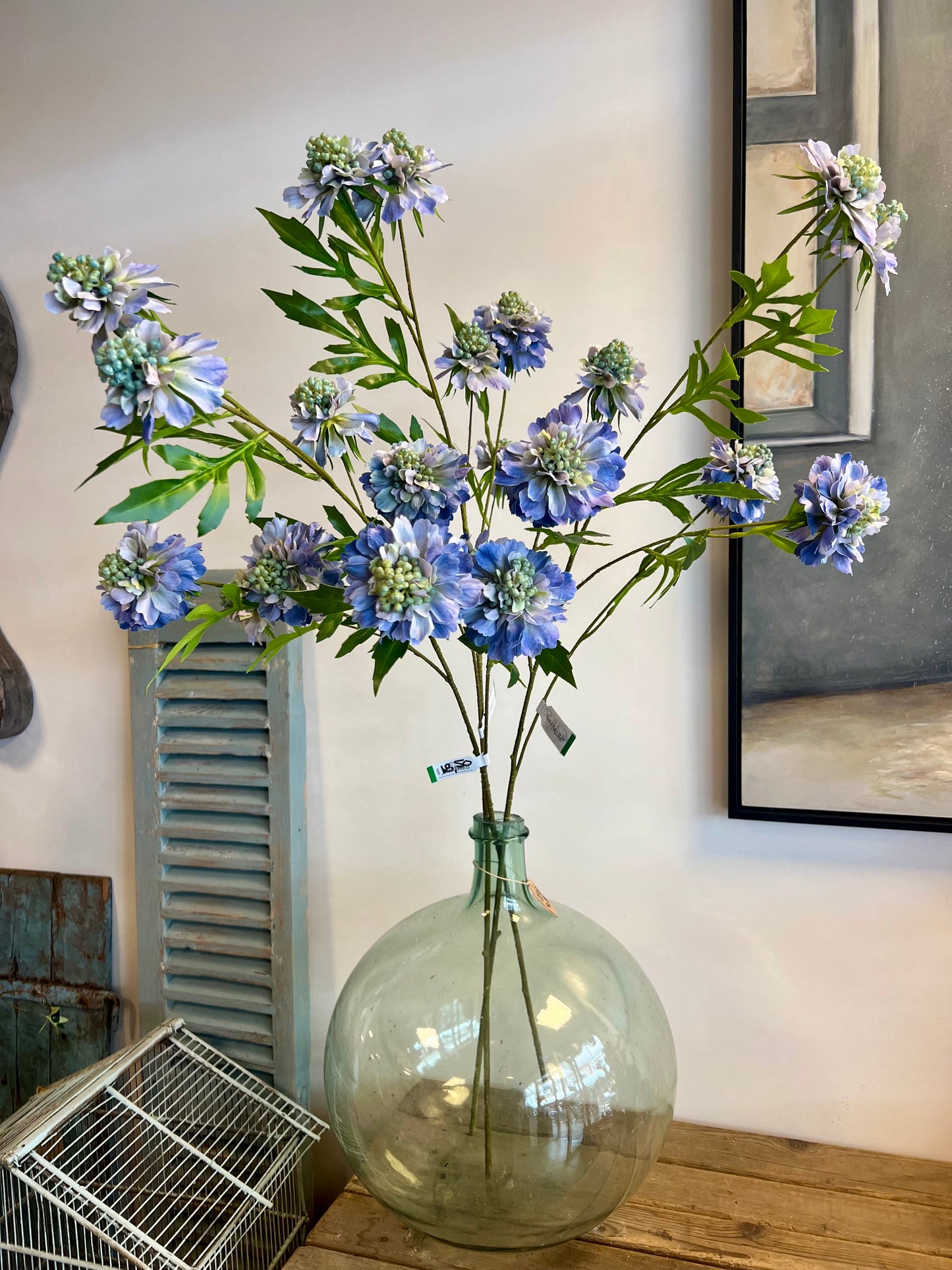 ZIJDEN | SCABIOSA | LICHT | BLAUW