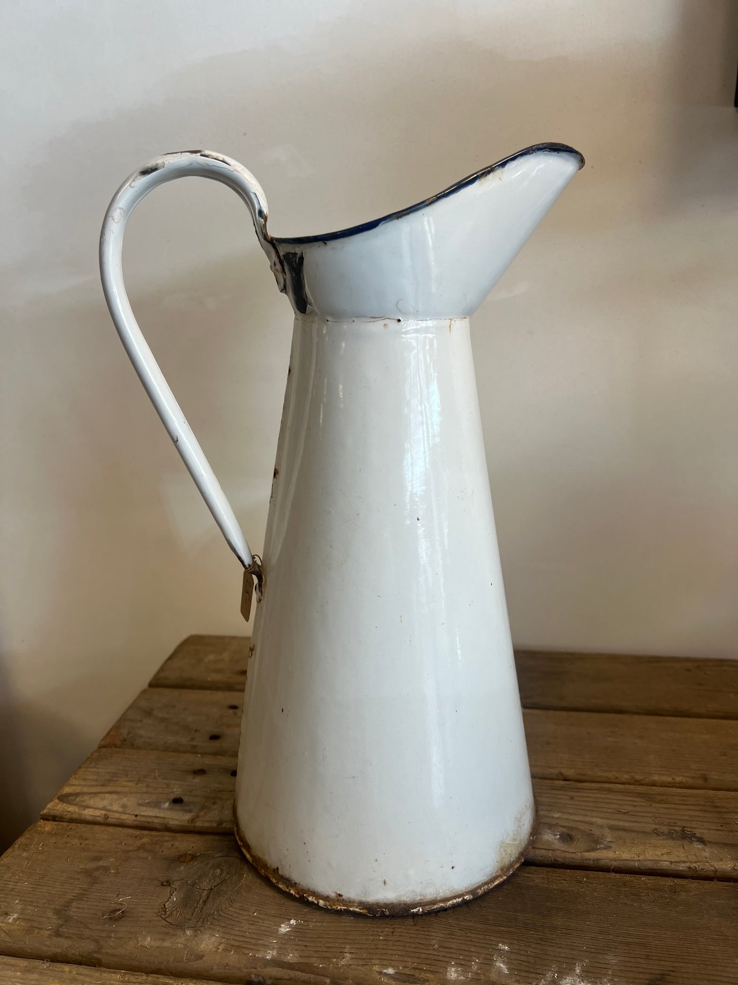 FRANSE | GEËMAILLEERDE | WATERKAN | LAMPETKAN | BROCANTE