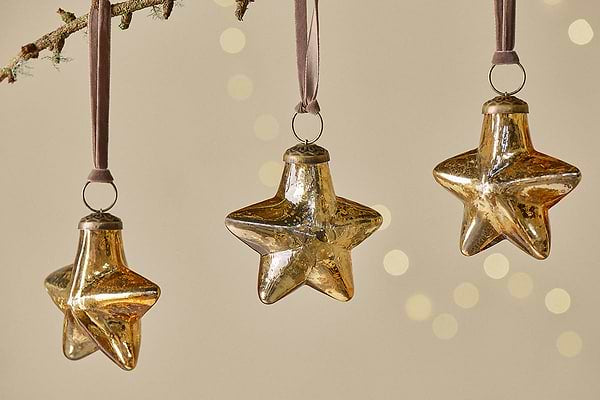 KERSTBAL | STER | GOUD | GLAS | NKUKU