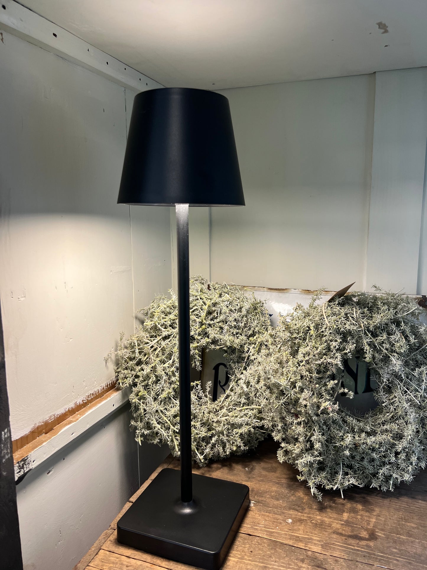 TAFELLAMP | TOUCH | USB | OPLAADBAAR | LED | ZWART | 38 | CM