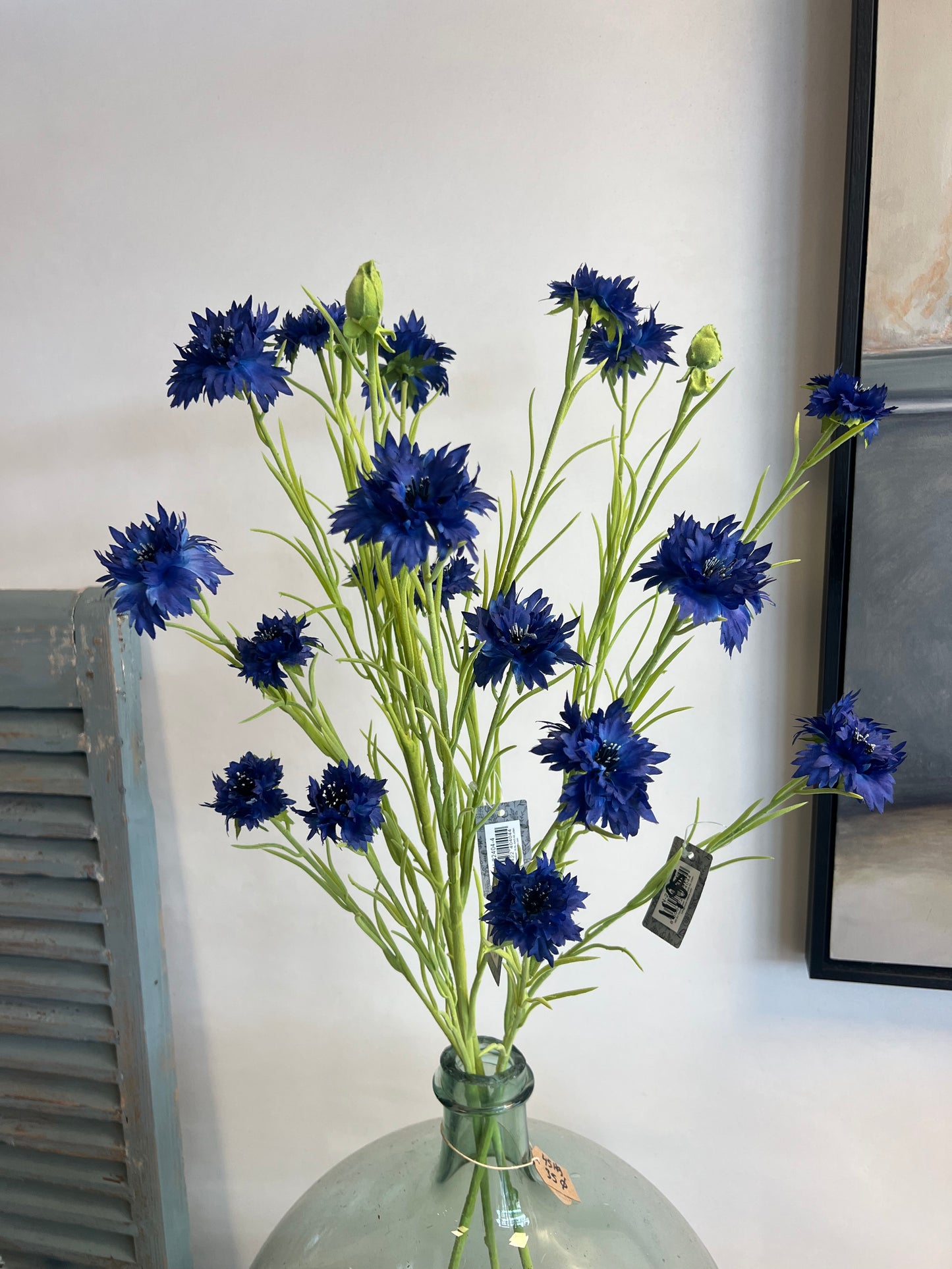 ZIJDEN | DONKER | BLAUWE | KORENBLOEMEN