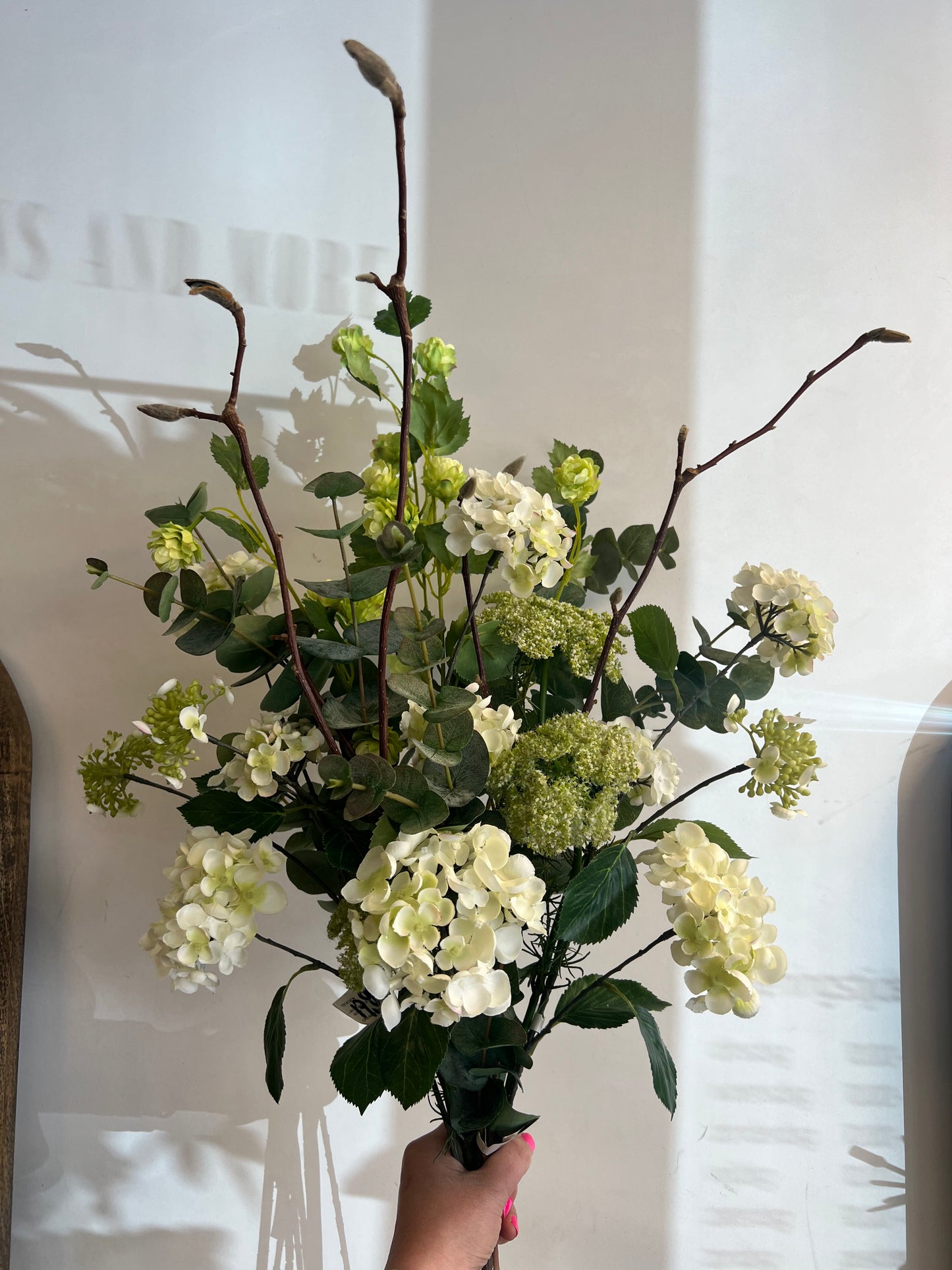 ZIJDEN | BOEKET | WIT |HORTENSIA