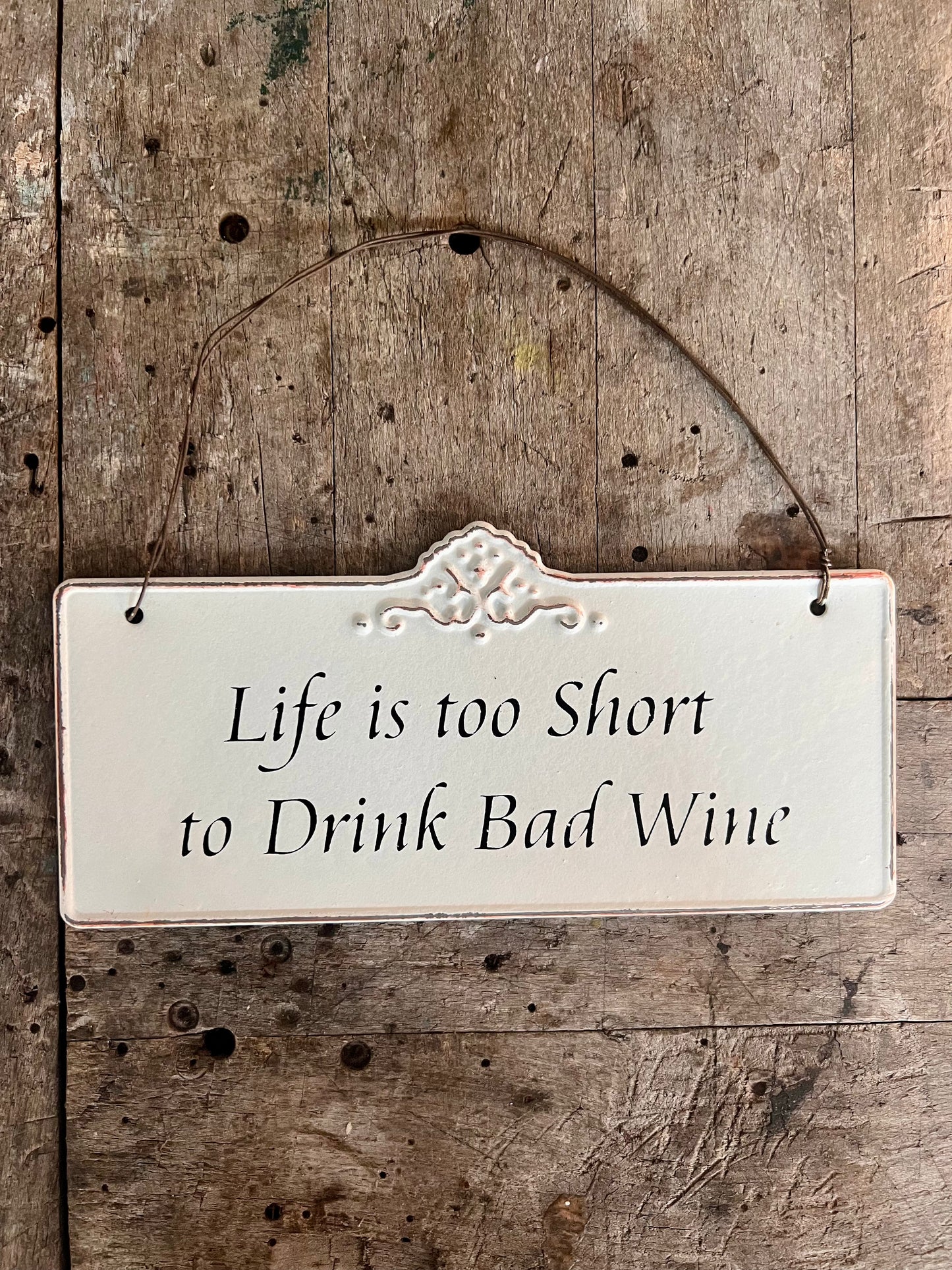 TEKSTBORDJE | LIFE | SHORT WINE | KLEIN