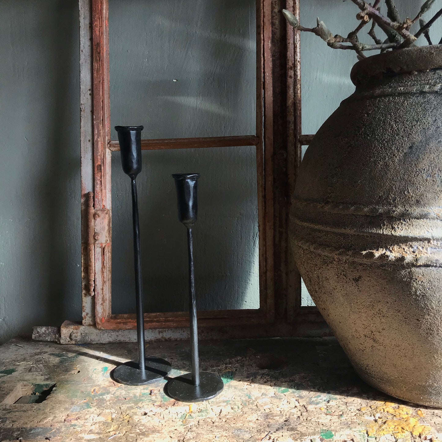 KANDELAAR | ZWART | GROOT