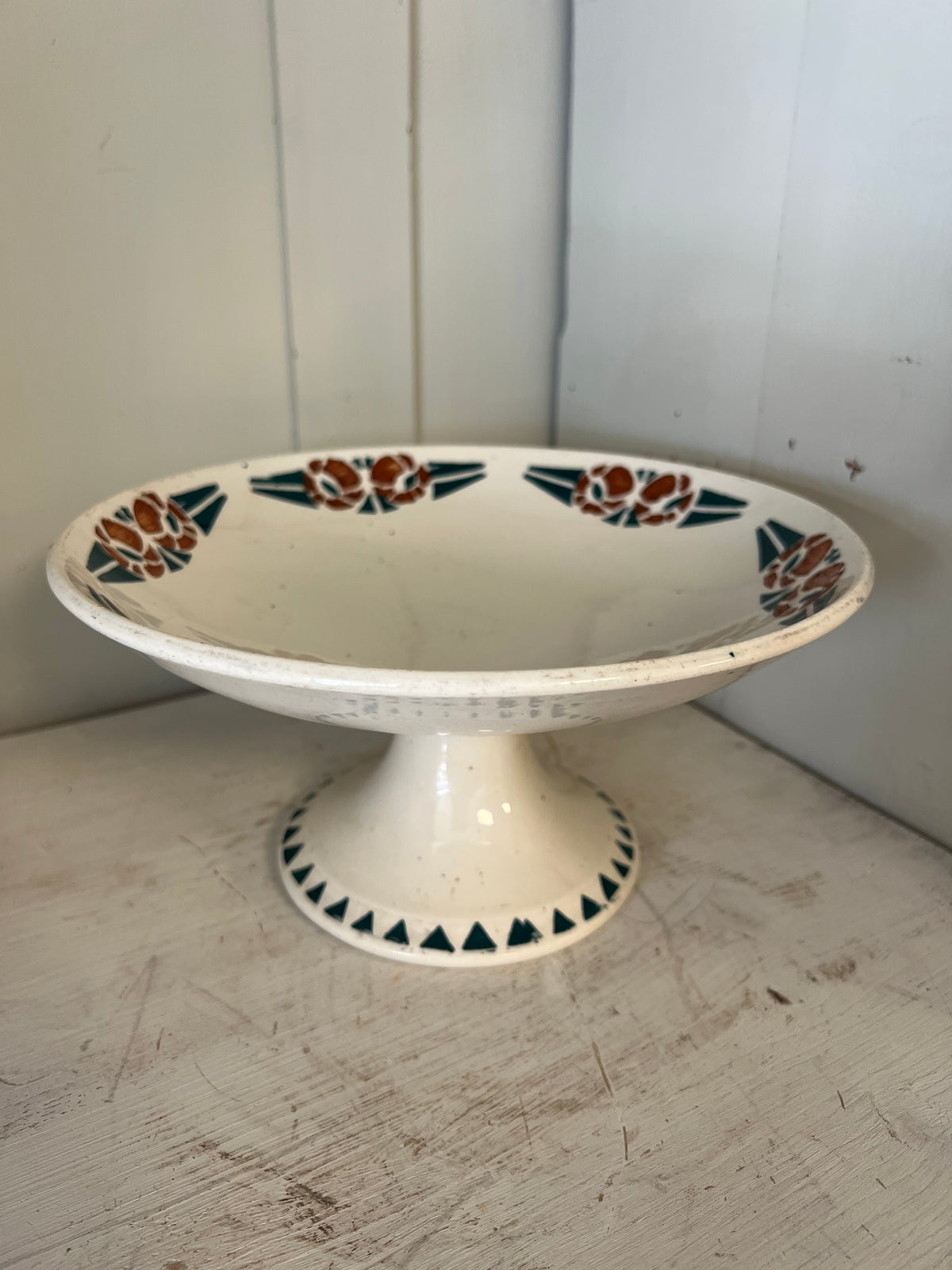 OUDE | FRANSE | SCHAAL | OP | VOET | BROCANTE
