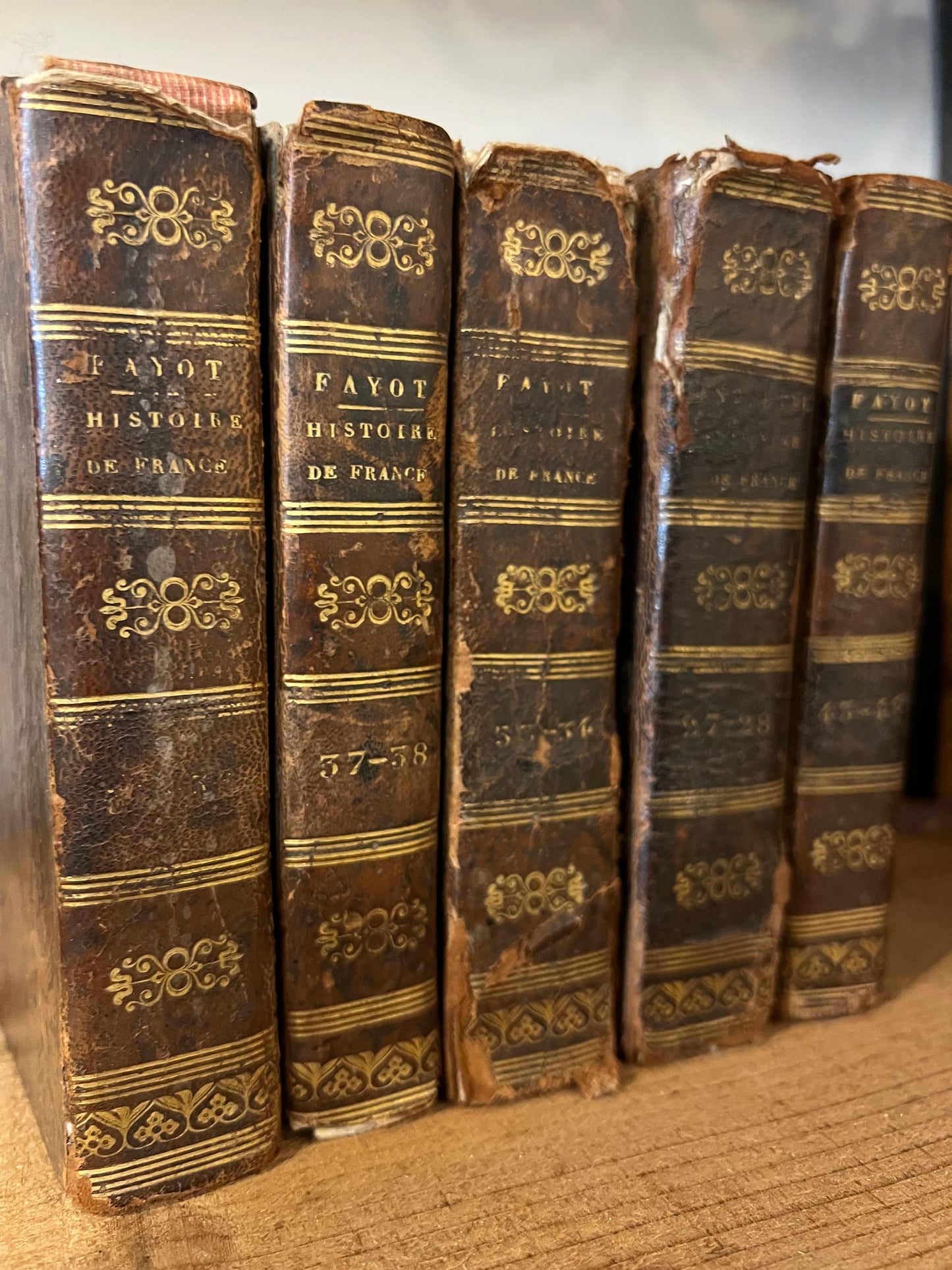 ANTIEKE | BOEKEN | HISTOIRE DE FRANCE | SET | VAN 5
