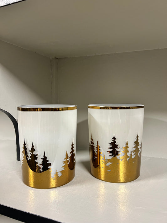 WINDLICHT | DENNENBOOM |GOUD | WIT