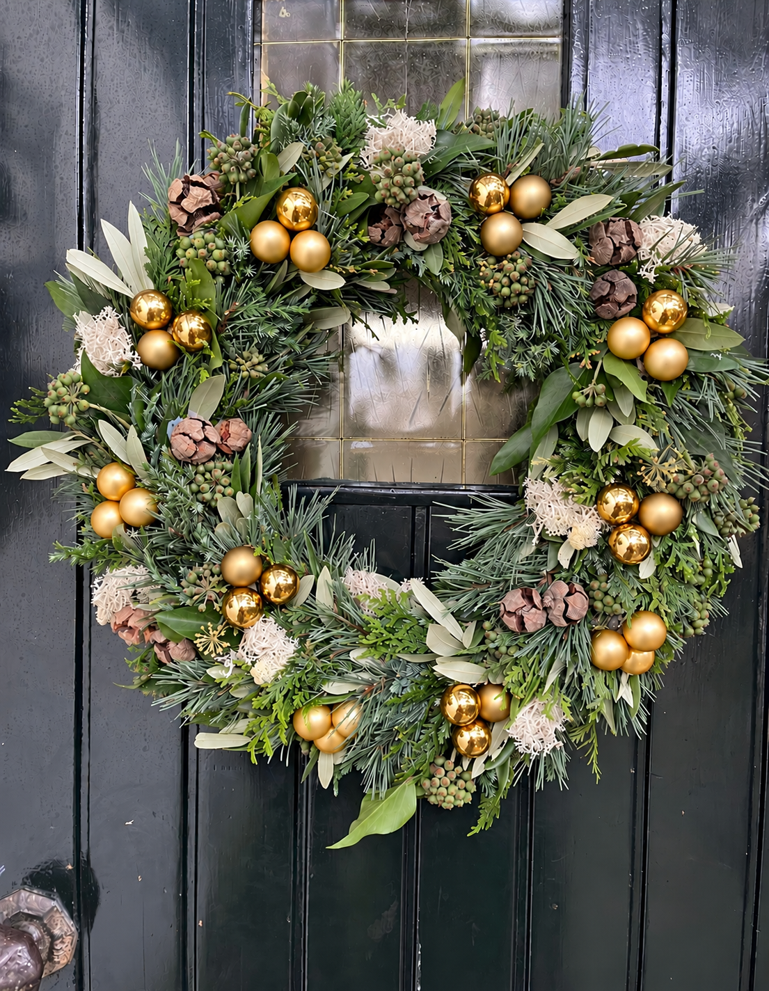 KERSTKRANS | PAKKET | GOUD