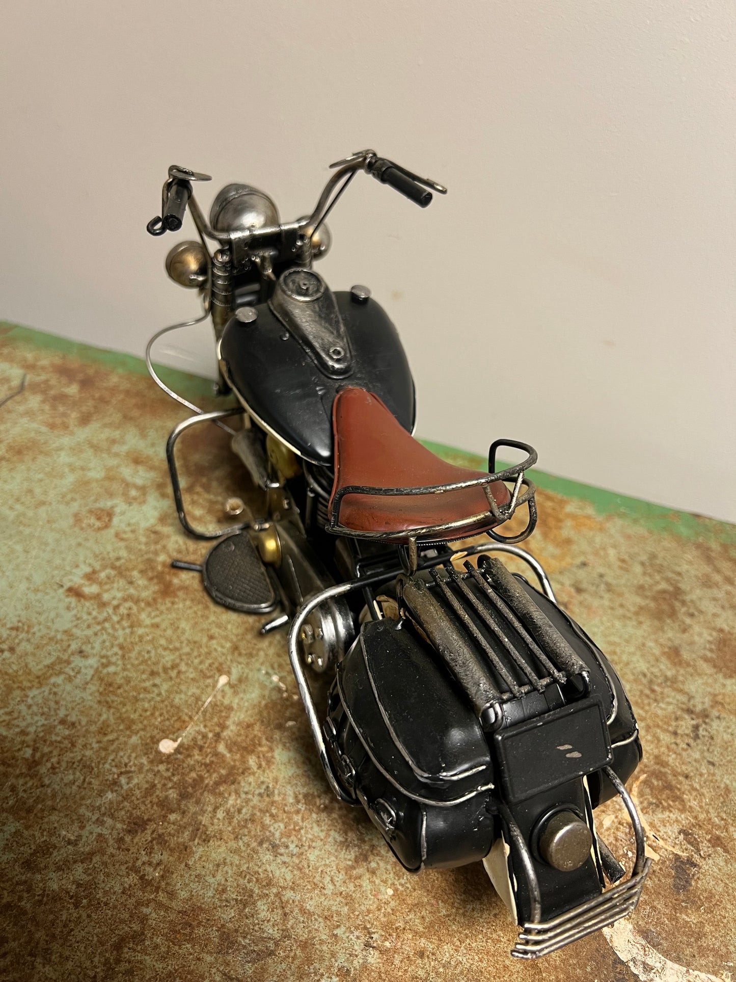 RETRO | MOTORFIETS | ZWART | WIT