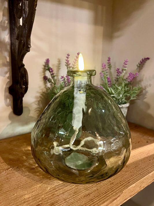 LED | OLIELAMP | GLAS | GROEN