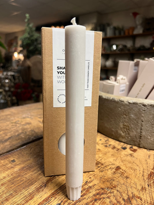 SET | DINER | KAARSEN | GRIJS | FAIRE | TRADE