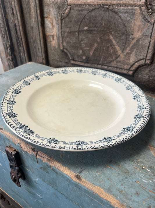 BORD | GROOT | BLAUW | BEIGE | BROCANTE