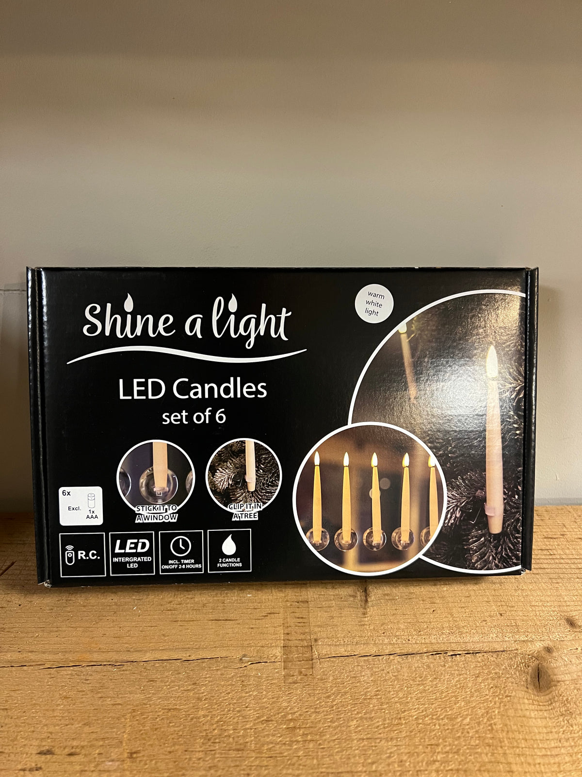 LED | KERSTBOOMKAARSEN | INCL | AFSTANDSBEDIENING