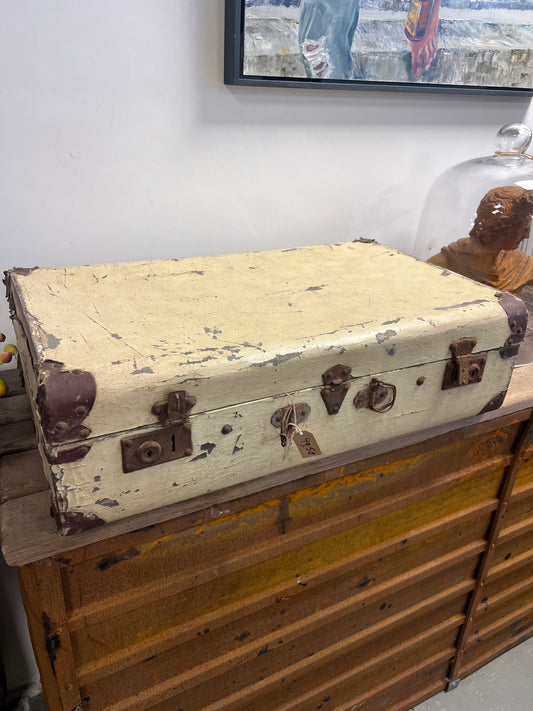 OUDE | KOFFER | BEIGE | CRÈME | BROCANTE