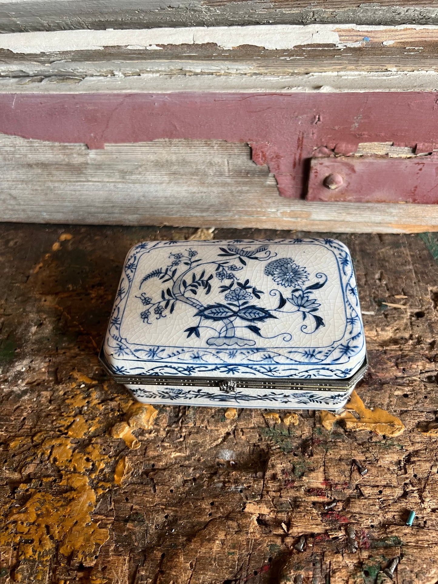 DELFT | BLAUW | SIERADENKIST |PORSELEIN