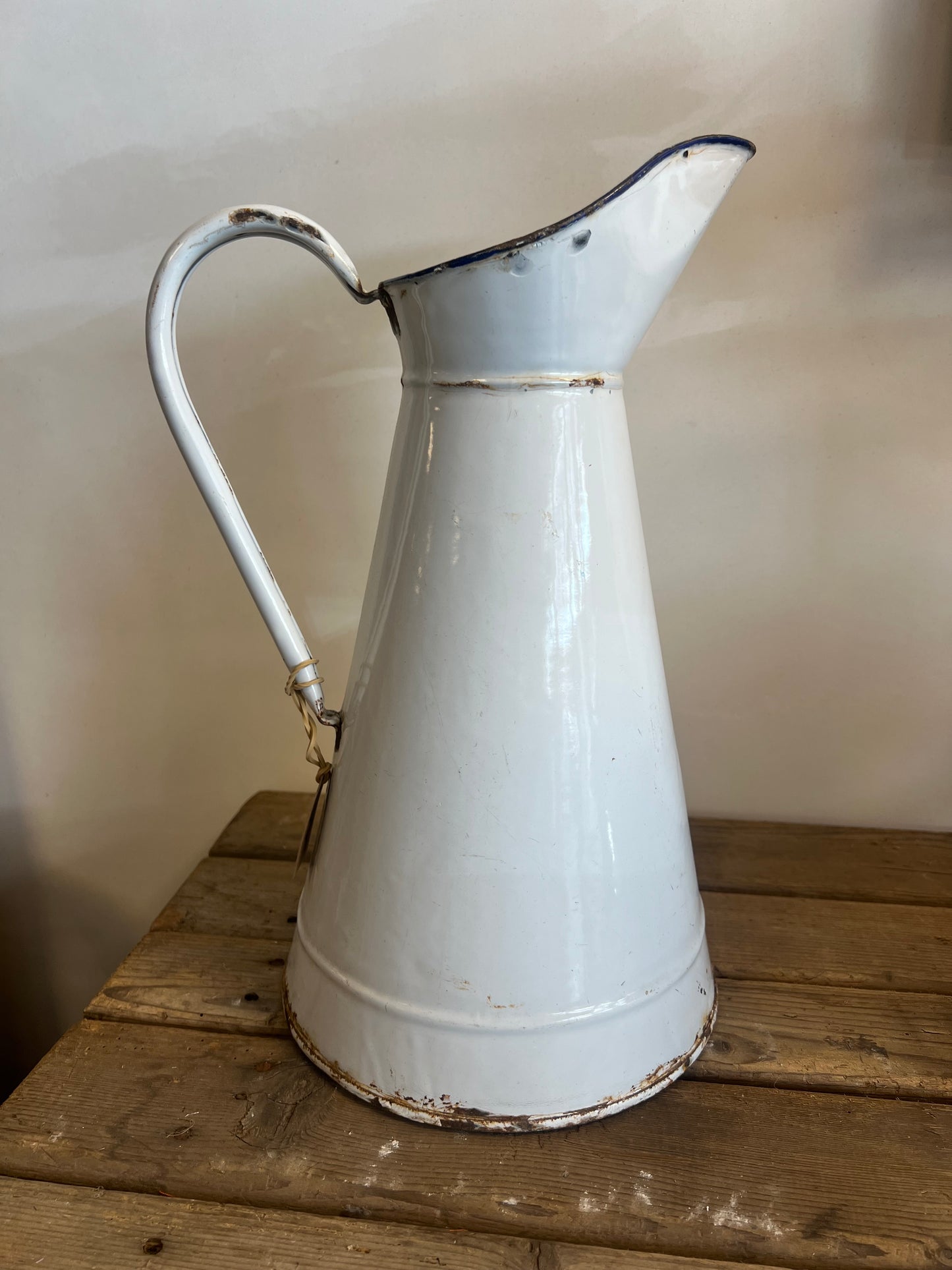 FRANSE | GEËMAILLEERDE | WATERKAN | LAMPETKAN | BROCANTE