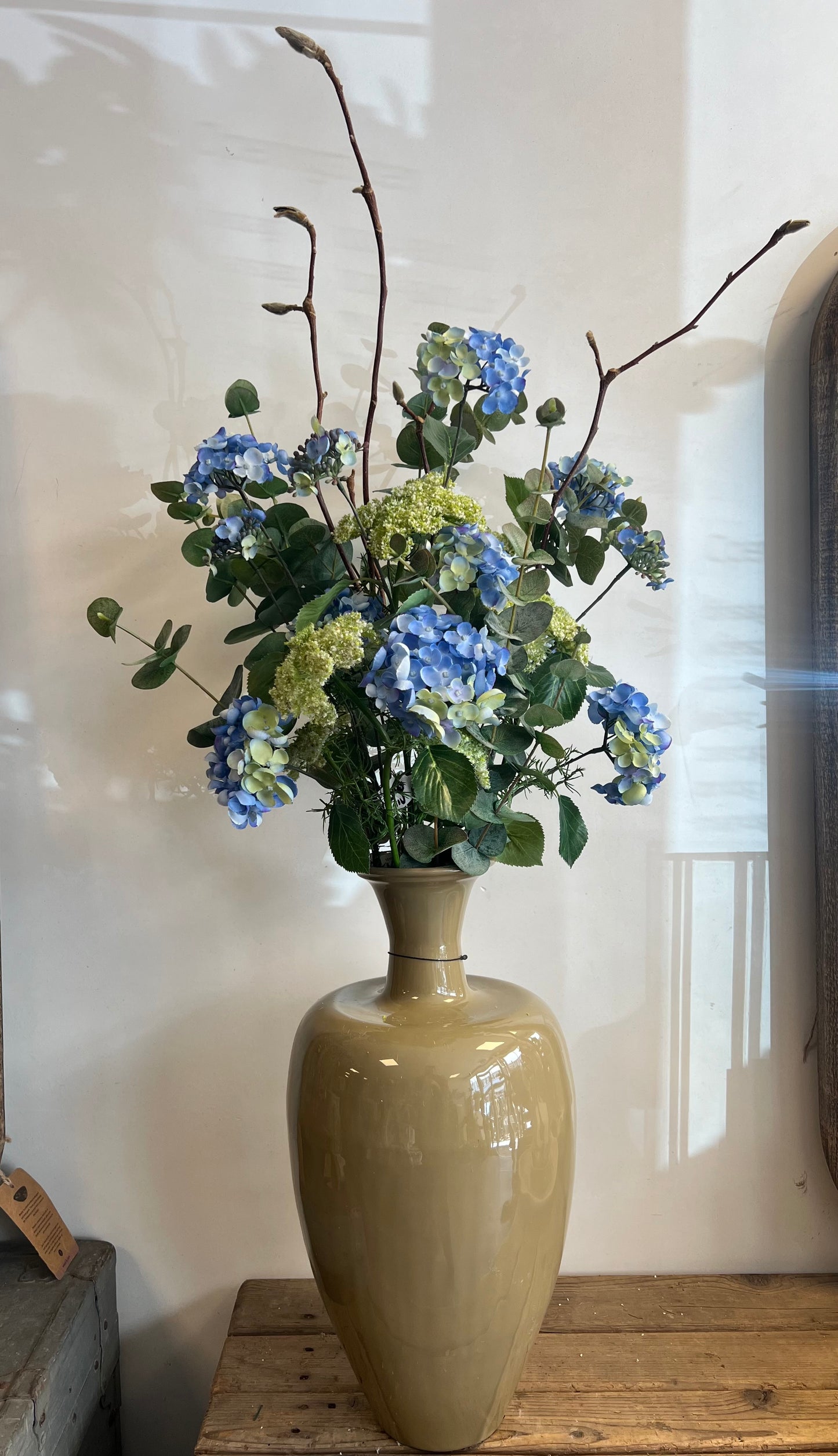 ZIJDEN | BOEKET | BLAUW | HORTENSIA