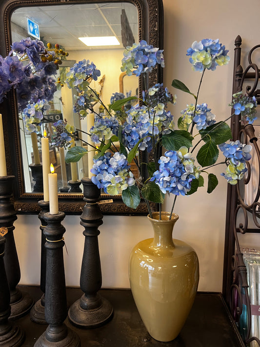 ZIJDEN | HORTENSIA | BLAUW | GROEN