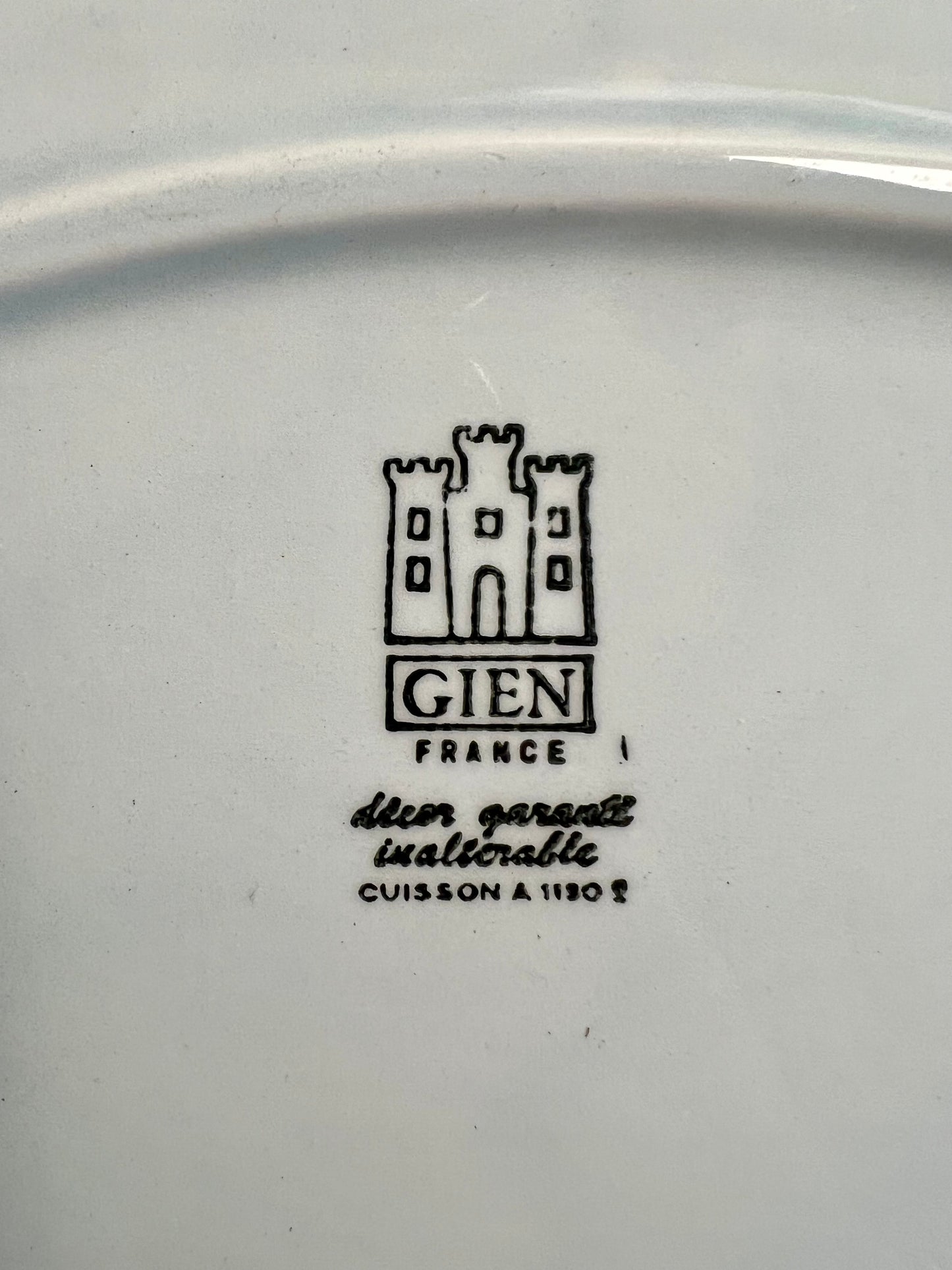 SET | VAN | 4 | BORDEN | MERK | GIEN | BROCANTE