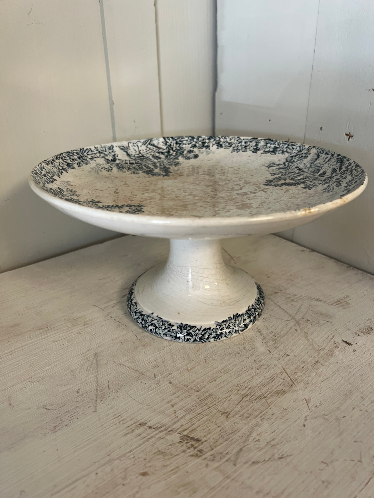 OUDE | FRANSE | SCHAAL | OP | VOET | BROCANTE
