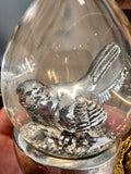SNOW | GLOBE | SNEEUWBAL | SILVER | VOGEL | KLEIN