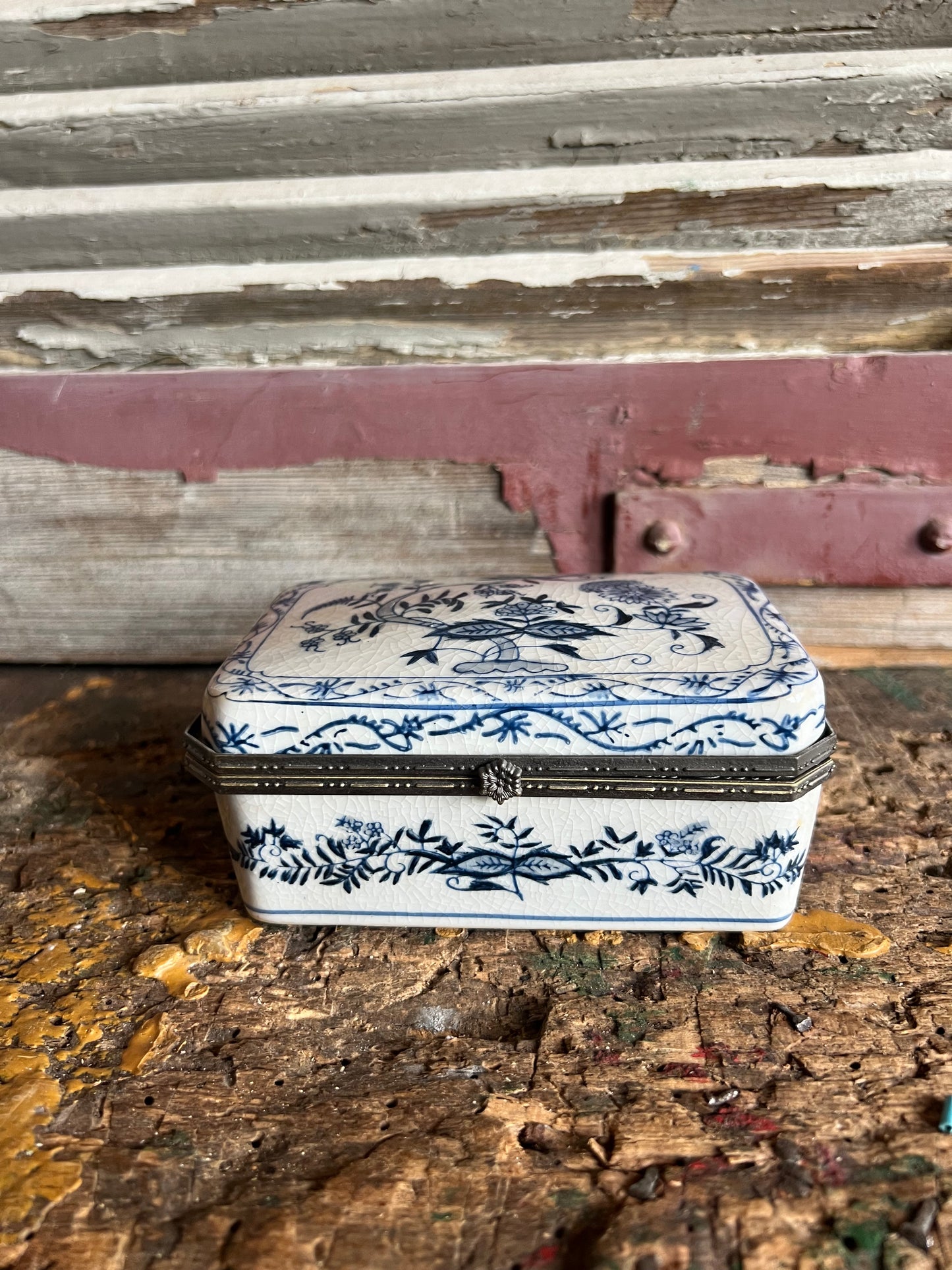 DELFT | BLAUW | SIERADENKIST |PORSELEIN