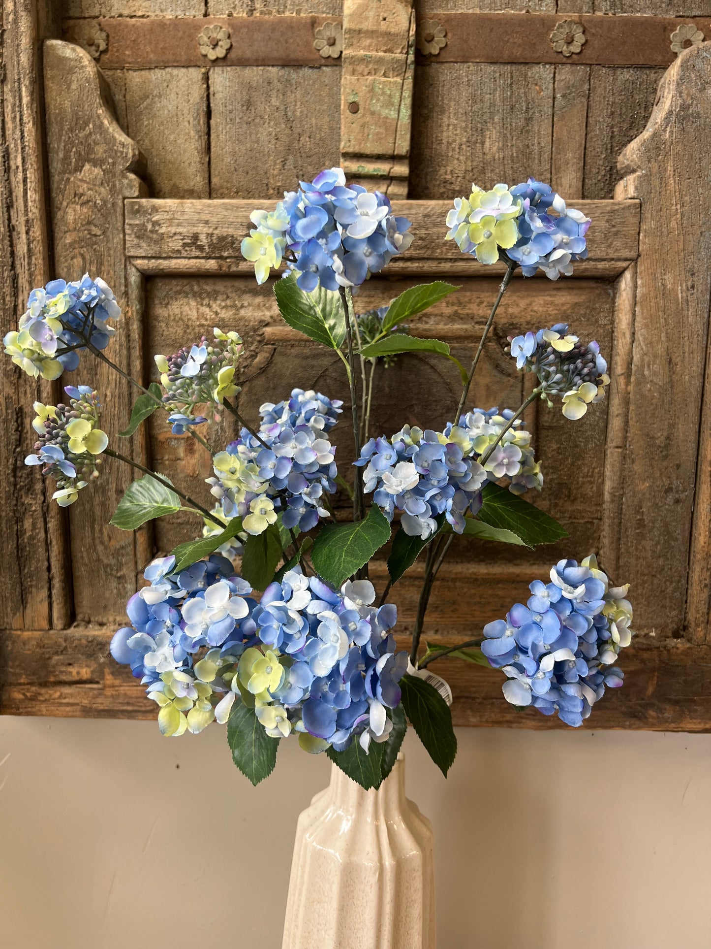 ZIJDEN | HORTENSIA | BLAUW | GROEN