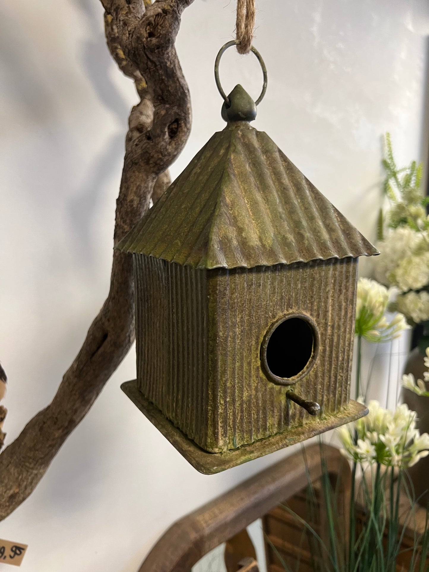 IJZEREN | VOGELHUIS | GROEN | VIERKANT