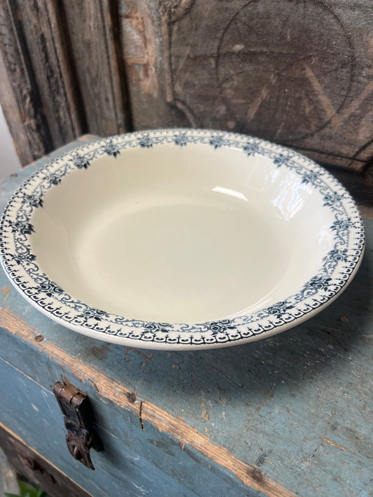 SCHAAL | BLAUW | BEIGE | BROCANTE